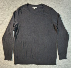 Long Sleeve Lightweight Crewneck Sweater Womens Size XL Black - Picture 1 of 6
