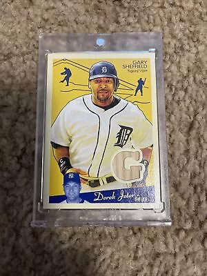 Gary Sheffield player used bat patch baseball card 2008 Upper Deck Goudey #MGS - Image 1 of 2