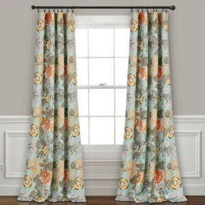 Set of 2 Sydney Room Darkening Window Curtain Panels - Lush Décor 95"x52" - Picture 1 of 5