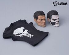 DAFTOYS F012 1/6 Punisher Male 2pcs Head Sculpt Fit 12'' Action Figure Body