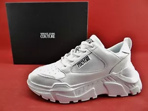 Versace Jeans FONDO SPEEDTRACK Sneaker Low Plateau Damen Schuhe Weiß Leder Gr.39 - Bild 1 von 13