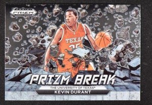 2023-24 Prizm Draft Picks Prizm Break #15 Kevin Durant - Texas Longhorns