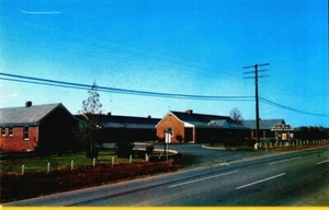 Waynesboro VA Deluxe Motor Court Motel Apartments Virginia HWY 250 postal AAA - Imagen 1 de 2