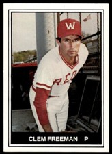 1982 TCMA Waterbury Reds Clem Freeman Waterbury Reds #6