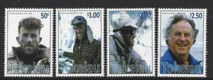 NEW ZEALAND TOKELAU 2008 SIR EDMUND HILARY SET OF 4 UNMOUNTED MINT - Picture 1 of 1