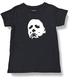 NW YOUTH KIDS GIRLS BOYS HALLOWEEN MICHAEL MYERS FUNNY COTTON PRE-WASHED T-SHIRT
