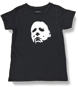NUEVA CON ETIQUETAS CAMISETA DE ALGODÓN PRELAVADO DE ALGODÓN PARA NIÑOS HALLOWEEN MICHAEL MYERS - Imagen 1 de 15