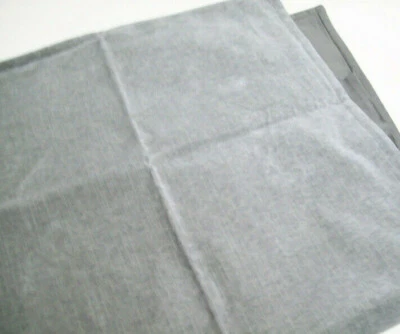  Pottery Barn Heathered Velvet Pale Gray King Pillow Cover Sham - Image 1 of 4