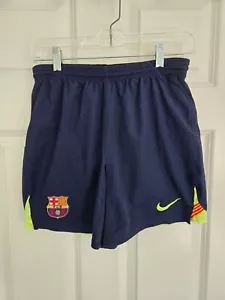 Girls F.C. Barcelona Soccer Shorts L (14-16) Blue/Green - Picture 1 of 6