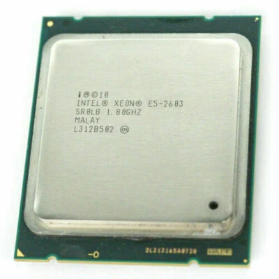 intel Xeon E5-2603 1.80 GHz SR0LB 4 Cores 4 Threads LGA2011 CPU Processor - Image 1 of 4