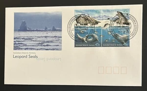 Australia Antarctic Territory FDC 2001 Leopard Seals - Picture 1 of 4