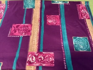 4 Yards Stripes & Medallions Jersey Knit Fabric 52" Wide - One way Stretch - Picture 1 of 2