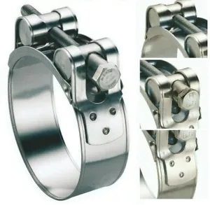 Hose Clamps-Clips Stainless Steel Heavy Duty T Bolt Exhaust Mikalor Type 1-50 - Picture 1 of 6