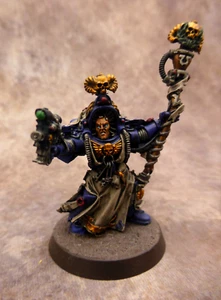 Warhammer 40k Space Marines Ultramarines Chief Librarian Tigurius Well Painted - Bild 1 von 3