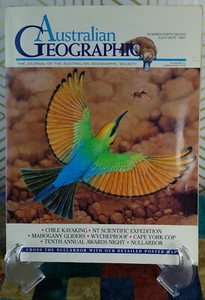Australian Geographic Magazine Juli September 1997 #47 Regenbogen Bienenfresser Karte - Bild 1 von 2