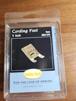 Baby Lock Cording Foot 5 Hole Item ESG-CF5 - Image 1 of 4