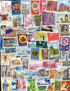 Luxembourg Commémoratifs Grands Formats 300 timbres différents oblitérés - Imagen 1 de 1