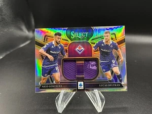 2023-24 Select Serie A Dual Swatches Lucas Beltran Nico Gonzalez Patch #DS-GB - Picture 1 of 2