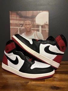 Nike Air Jordan 1 Retro High OG Black Toe Bred Reimagined Sz 12 - Picture 1 of 9