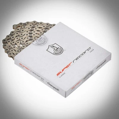 Chaîne Campagnolo Super Record 12 Vitesses Nouvelle CHAIN 114 Liens - Photo 1/4