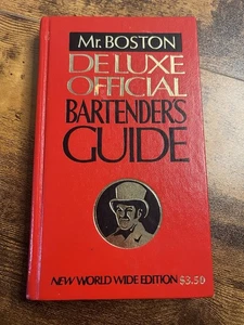 Mr Boston Deluxe Official Bartender’s Guide 1979 Nueva Edición Mundial Tapa Dura - Imagen 1 de 2