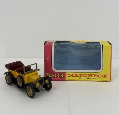 Vintage Matchbox Lesney Y-13 “ Models of Yesteryear ” 1911 Daimler  1960s NEW ❤️ - Image 1 of 4