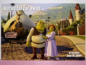Shrek 2 Film Werbe Postkarte Nicht so weit weg DreamWorks  - Bild 1 von 2