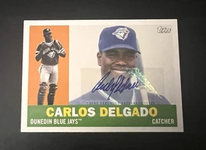2022 Topps Pro Debut Legends Of MiLB Carlos Delgado Auto 35/50 - Picture 1 of 2