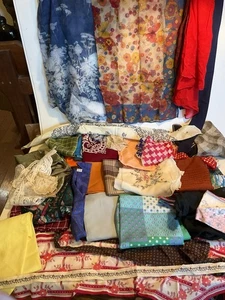 Lote de Bufandas Bufanda Mujer Vintage Varios Colores Formas Material - Imagen 1 de 14