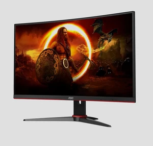 AOC Gaming C27G2E/BK 68.6 cm 27 Zoll LED Curved Monitor Full-HD 165Hz 1ms Neu - Bild 1 von 6
