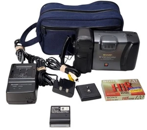 Sharp Viewcam VL-E39U 8mm Video 8 Camcorder VCR Video Play Transfer TESTED C VID - Picture 1 of 19