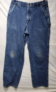 Carhartt Original Loose Fit Carpenter Jeans Herren 36x34 Blau Denim Hose - Bild 1 von 14