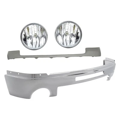For GMC Sierra 1500 07-13 4-Piece (Front Upper Bumper Cover, Front Bumper Face Foto 1 de 3
