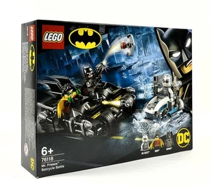 LEGO® Super Heroes 76118 Batcycle Duel avec Mr. Freeze™ 200 pièces EOL - NEUF/EMBALLAGE D'ORIGINE - Photo 1/3