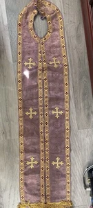Stola clero epitrachelione ricamata - Foto 1 di 3