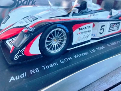 Spark Audi R8 Team GHO Le Mans 2004 Winner  1:18 new in box - Immagine 1 di 4