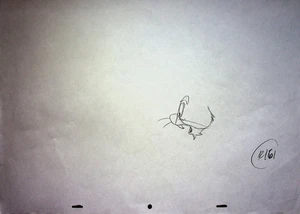 The Many Adventures of Winnie the Pooh Hand-Drawn Production RABBIT Pencil - Picture 1 of 2