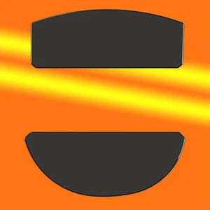 Mausfüße für Kingstone HYPERX Pulsefire FPS Pro Ersatz Pad Gleitfüße Gleiter - Bild 1 von 2