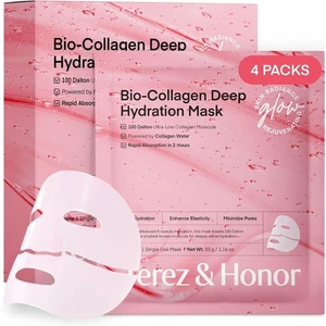 TEREZ & HONOR Kollagen Gesichtsmaske: Korean Real Deep Bio 4 Stück (1er Pack)  - Bild 1 von 21