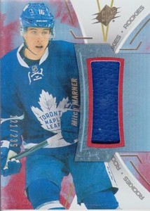 2016-17 SPx Rookies Red #RMM Mitch Marner JSY Leafs Serial 121/235