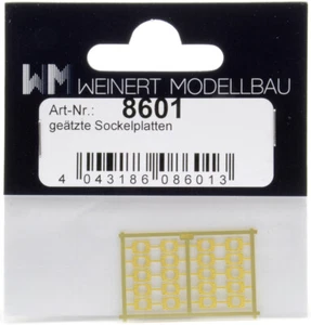 Weinert • 8601 • Sockelplatte für Federpuffer • Aus Messing geätzt