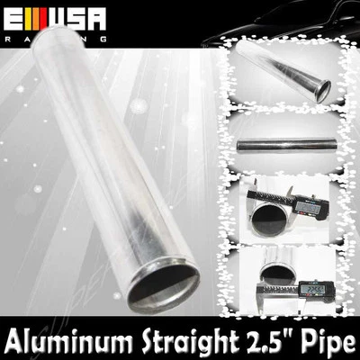 Cabezal de tubo catalítico de escape de aluminio recto de 2,5" de longitud de 18" Foto 1 de 4