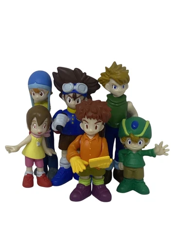 Bandai 2000 Digimon 6 Figures Digimon Adventure friends 3” Cover