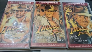 Indiana Jones Trilogy (Box Set) (VHS, 2003) - Picture 1 of 8