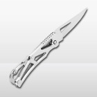 Small Mini Stainless Steel Folding Pocket Knife Keychain Blade Outdoor Survival 