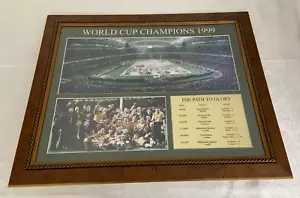1999 Rugby Union World Cup Champion Framed Wall Hanging Australia Wallabies Gift - Picture 1 of 16