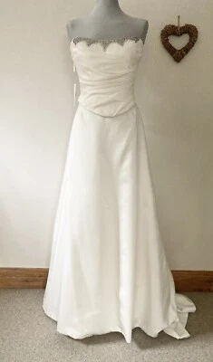 5 ⚪️ Gardenia by Alan Hannah  |  Size 12/14  |  Ivory Wedding Dress Separates - Image 1 of 4