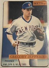 Gregg Jefferies 1989 Phoenix Baseball MAGNETABLES New York Mets Magnet