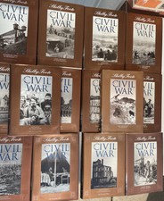 Shelby Foote The Civil War A Narrative Complete Set Vol. 1-14 Time Life Books