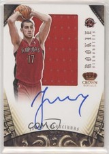 2012-13 Panini Preferred Silhouettes /99 Jonas Valanciunas #343 Rookie Auto RC